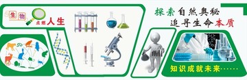 生物背景墻