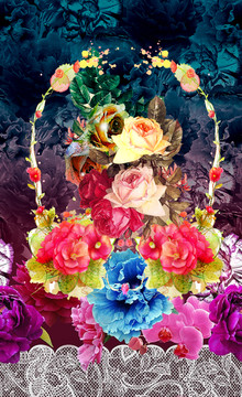 花朵幻彩