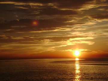 海上日落