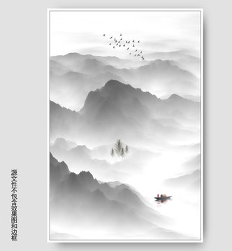 山水掛畫(huà)