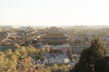 北京故宫全景