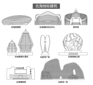 北海地標(biāo)建筑