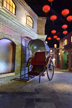 老上海的黄包车