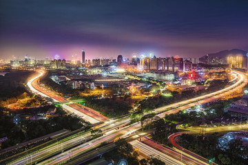 深圳南山区夜景