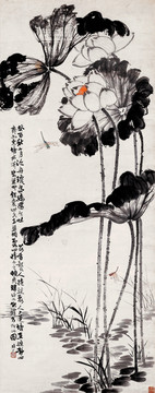 于非闇白蓮圖