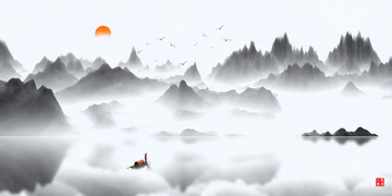 現(xiàn)代山水畫