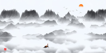 現(xiàn)代山水畫