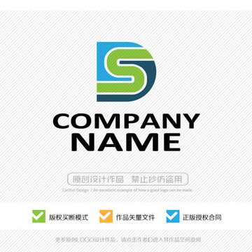 DS字母SD字母LOGO