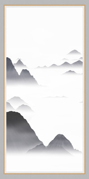水墨山水畫