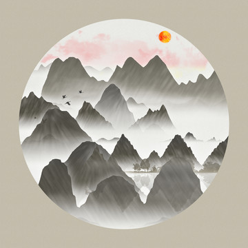 寫意山水畫