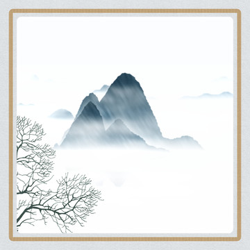 禪意山水畫