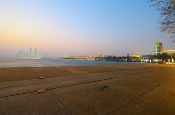 苏州金鸡湖夜景