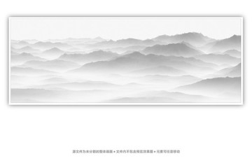 中式水墨背景墻