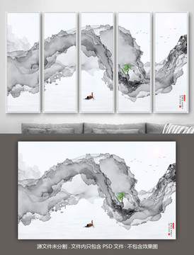 禪意水墨畫