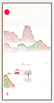 寫意山水畫