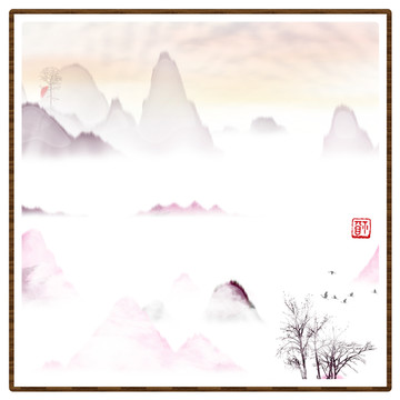 禪意山水畫
