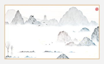 創(chuàng)意山水畫