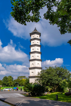 成都铁像寺水街回澜塔