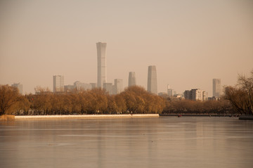 什刹海冬景