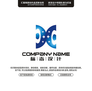 C字母LOGO創(chuàng)意幾何原創(chuàng)標(biāo)志