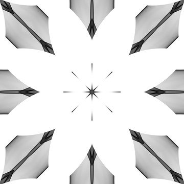 對(duì)稱的線條
