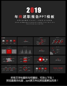 年終述職報(bào)告ppt模板