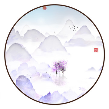 意境禪意裝飾抽象畫