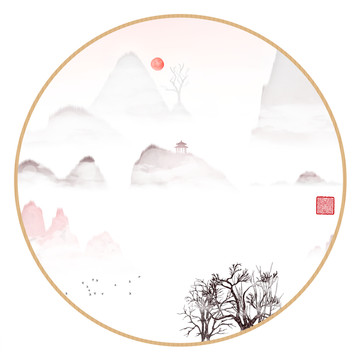 抽象畫彩墨肌理油畫