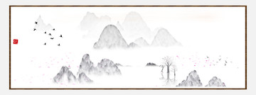 意境禪意裝飾抽象畫
