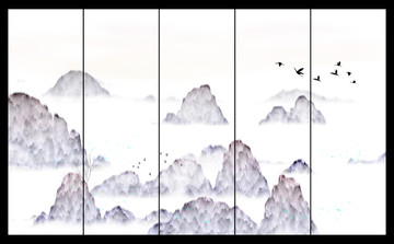 工藝裝飾水墨畫