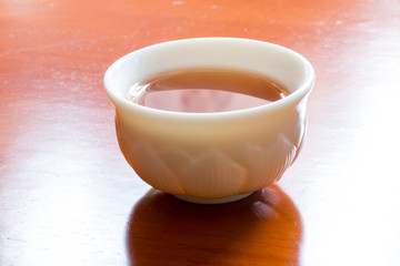 福建德化白瓷茶杯莲花杯