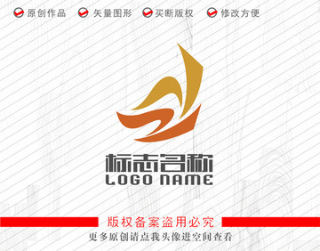 YZ字母ZY標志科技logo