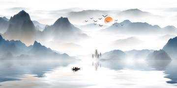 新中式水墨畫