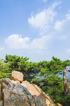 千山无量观景区天外天山顶怪石