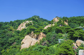 千山无量观天外天与石屏峰群山