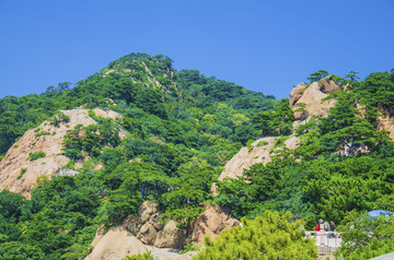 千山无量观天外天与石屏峰群山