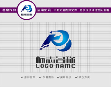 KB字母BK标志科技logo