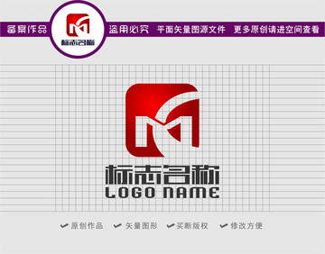MG字母GM标志logo