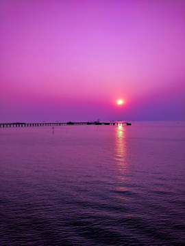 海上日落