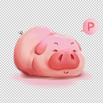 2019年豬年插圖卡通豬