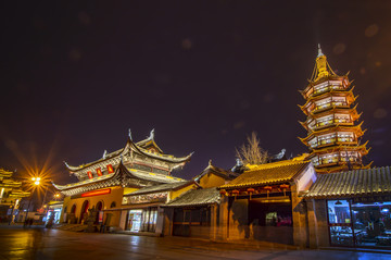 无锡南禅寺夜景