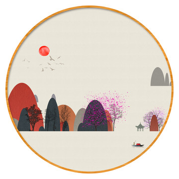 禪意抽象畫