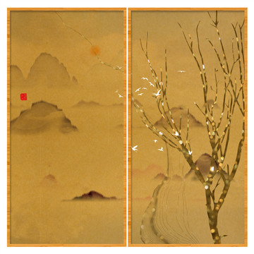 禪意抽象畫