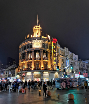 上海地标夜景