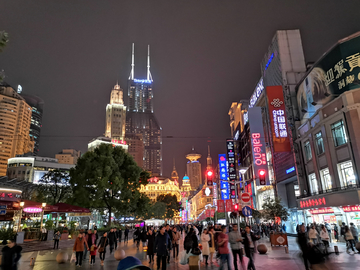 上海地标夜景