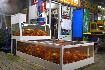 韩国束草红螃蟹餐厅