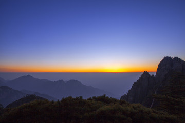 黄山日出