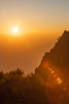 黄山日出