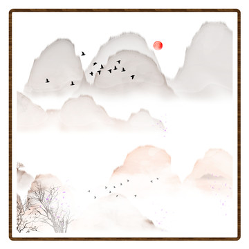 意境禪意裝飾抽象畫