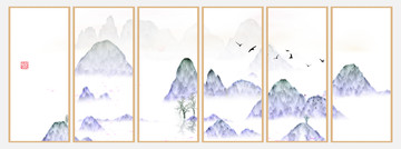 意境彩墨抽象畫